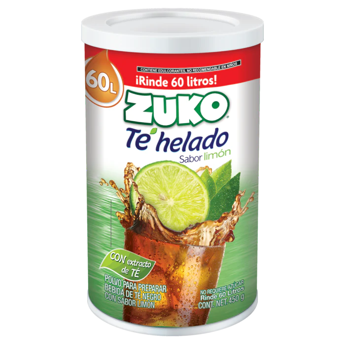 TE NEGRO ZUKO LIMON BOTE 450  GR.