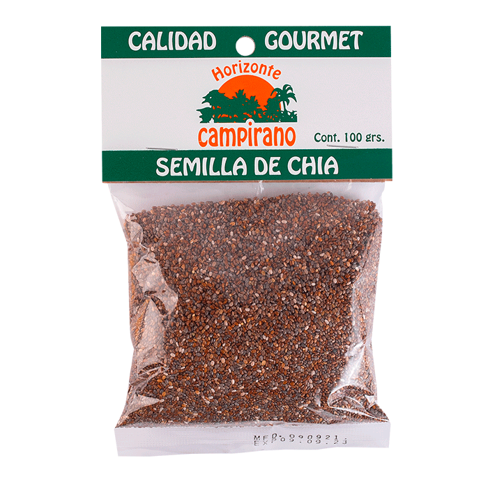 SEMILLA DE CHÍA HORIZONTE CAMPIRANO BOLSA 100  GR.