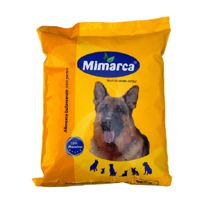 ALIMENTO PARA PERRO 16% PROTEINA MIMARCA BOLSA 900  GR.