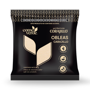 OBLEAS DE AMARANTO CARAJILLO COME VERDE 60  GR.