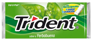 TRIDENT EVUP SABOR YERBABUENA 1  PZA.