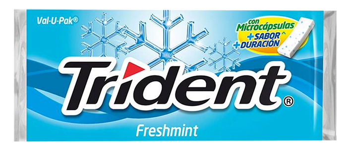 TRIDENT EVUP SABOR FRESHMINT 1  PZA.