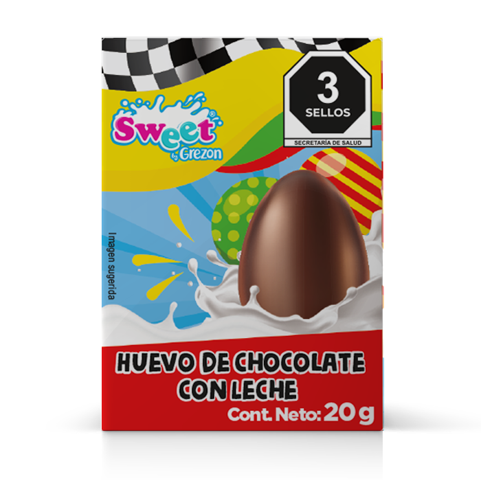 HUEVITO DE CHOCOLATE CON SORPRESA NIÑO 20 GRS 20  GR.