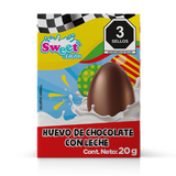 HUEVITO DE CHOCOLATE CON SORPRESA NIÑO 20 GRS 20  GR.