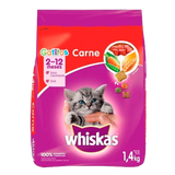 ALIMENTO PARA GATO WHISKAS GATITOS CARNE Y LECHE SECO BOLSA 1.400  KG.