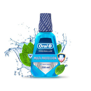 ENJUAGUE BUCAL ORAL B PRO SIN ALCOHOL MENTA FRESCA 250  ML.