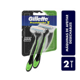 GILLETTE PRESTOBARBA 3 MAQUINA PARA AFEITAR BODY SENSE 2  PZA.