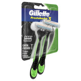 GILLETTE PRESTOBARBA 3 MAQUINA PARA AFEITAR BODY SENSE 2  PZA.