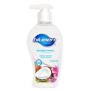 JABON LIQUIDO BLUMEN COCO 221  ML.