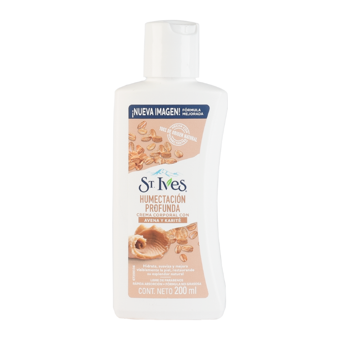 CREMA CORPORAL ST.IVES AVENA Y KARITE 200  ML.