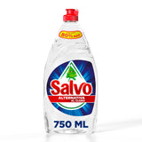 DETERGENTE LIQUIDO LAVATRASTES SALVO ALTERNATIVA AL CLORO 750  ML.