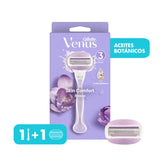 GILLETTE VENUS BREEZE MAQUINA PARA AFEITAR 2 EN 1 RECARGABLE 3 HOJAS 1  PZA.