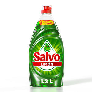 DETERGENTE LIQUIDO LAVATRASTES SALVO  LIMON 1.200  LT.