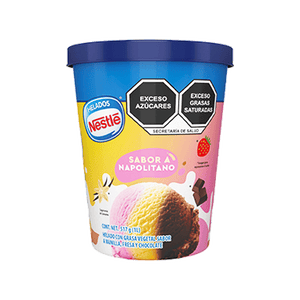 HELADO NESTLE SABOR NAPOLITANO 517  GR.