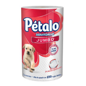 TOALLA DE PAPEL PARA COCINA PETALO JUMBO 1  PZA.