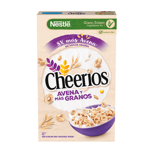 CEREAL CHEERIOS AVENA Y MÁS GRANOS SIN AZUCAR 420  GR.