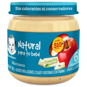 GERBER 2DA ETAPA MANZANA FRASCO 100  GR.