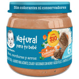 GERBER 2DA ETAPA RES Y ARROZ FRASCO 100  GR.