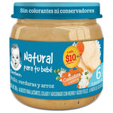 GERBER 2DA ETAPA POLLO Y ARROZ FRASCO 100  GR.