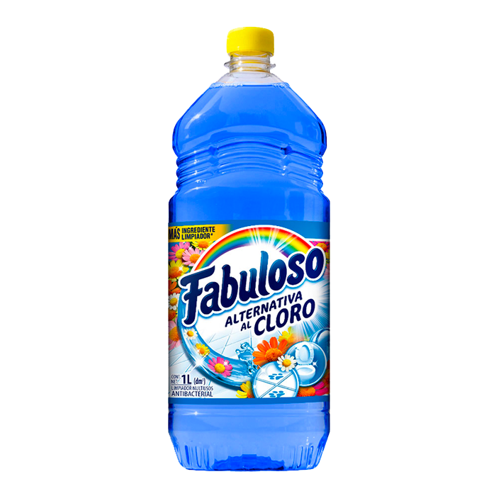 LIMPIADOR LIQUIDO FABULOSO ALTERNATIVA AL CLORO 1  LT.