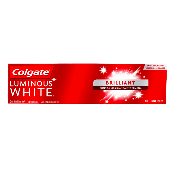 CREMA DENTAL COLGATE LUMINOUS WHITE 125  ML.