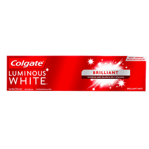 CREMA DENTAL COLGATE LUMINOUS WHITE 125  ML.