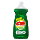 DETERGENTE LIQUIDO LAVATRASTES AXION LIMÓN 640  ML.