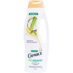 SHAMPOO CAPRICE BIORGANICS ACEITES DE COCO Y BAMBOO 730  ML.