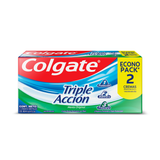 CREMA DENTAL COLGATE TRIPLE ACCIÓN ECONOPACK 2 PZAS 80 ML 2  PZA.