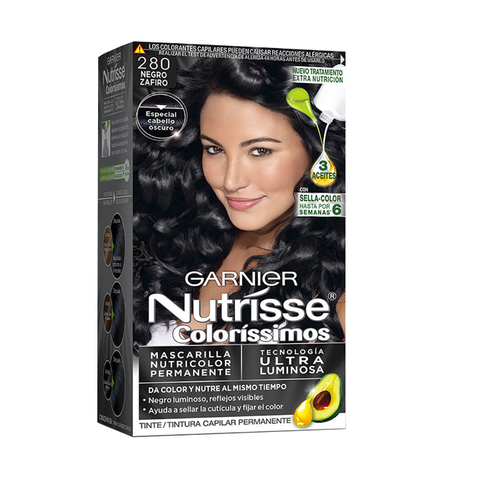 TINTE NUTRISSE NEGRO ZAFIRO 280 1  PZA.