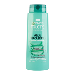 SHAMPOO FRUCTIS ALOE HIDRA BOMB CABELLO NORMAL A SECO FORTIFICANTE 650  ML.