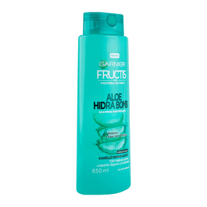 SHAMPOO FRUCTIS ALOE HIDRA BOMB CABELLO DESHIDRATADO FORTIFICANTE 2 EN 1 650  ML.