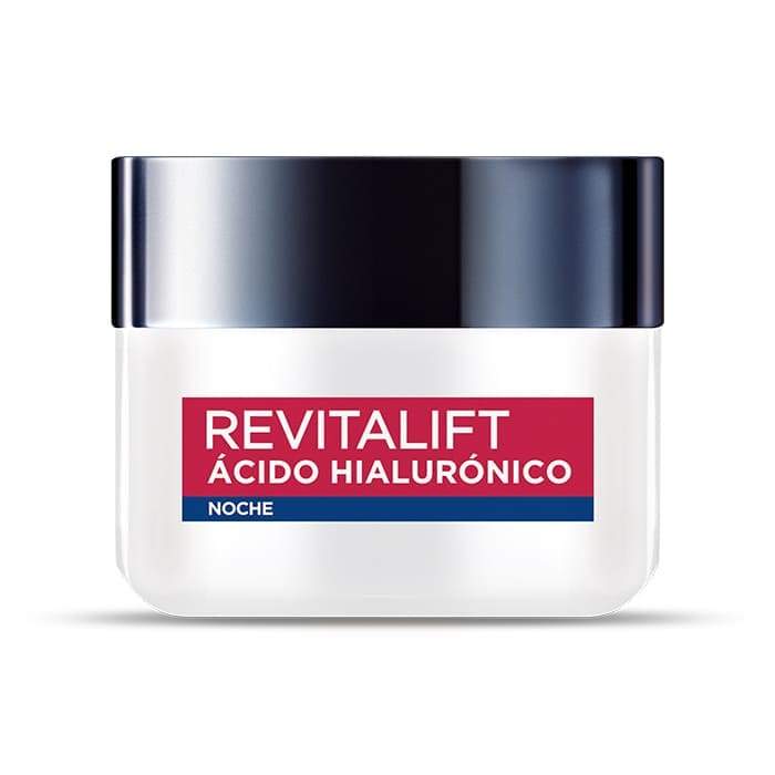 ÁCIDO HIALURÓNICO LOREAL REVITALIFT CUIDADO ANTIARRUGAS CREMA NOCHE 50  ML.