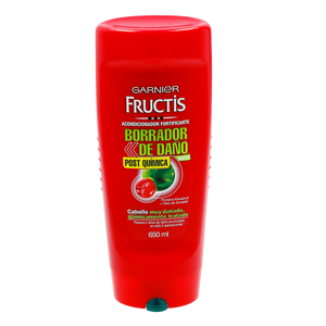 ACONDICIONADOR FRUCTIS BORRADOR DE DAÑO POST QUIMICA 650  ML.