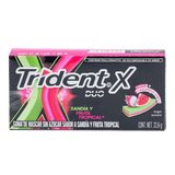 TRIDENT X DUO FRUTA TROPICAL PZ 1  PZA.