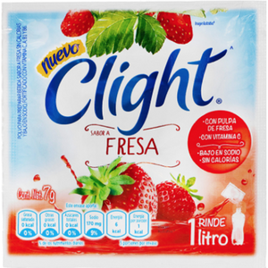 BEBIDA EN POLVO CLIGHT FRESA 7  GR.