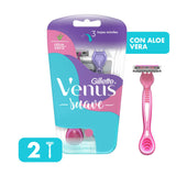 MAQUINA PARA AFEITAR GILLETTE SIMPLY VENUS 3 2  PZA.