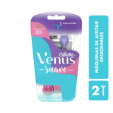 MAQUINA PARA AFEITAR GILLETTE SIMPLY VENUS 3 2  PZA.