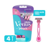 MAQUINA PARA AFEITAR GILLETTE VENUS 3 SIMPLY PACK 4  PZA.