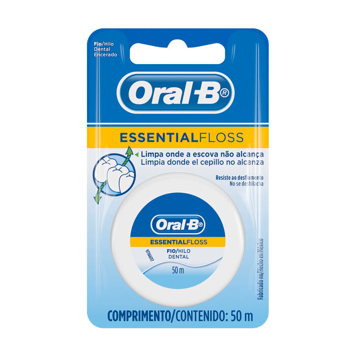 HILO DENTAL ENCERADO ORAL B ESSENTIAL FLOSS 1  PZA.