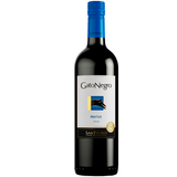 VINO TINTO  MERLOT GATO NEGRO 750  ML.