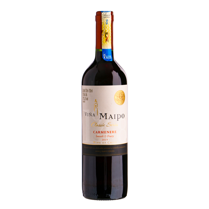 VINO TINTO MAIPO CARMENERE-CABERNET 750  ML.