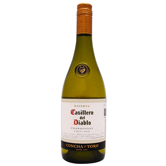 VINO BLANCO CHARDONNAY 2000 CASILLERO DEL DIABLO 750  ML.