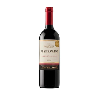 VINO TINTO CABERNET SAUVIGNON RESERVADO C Y T 750  ML.