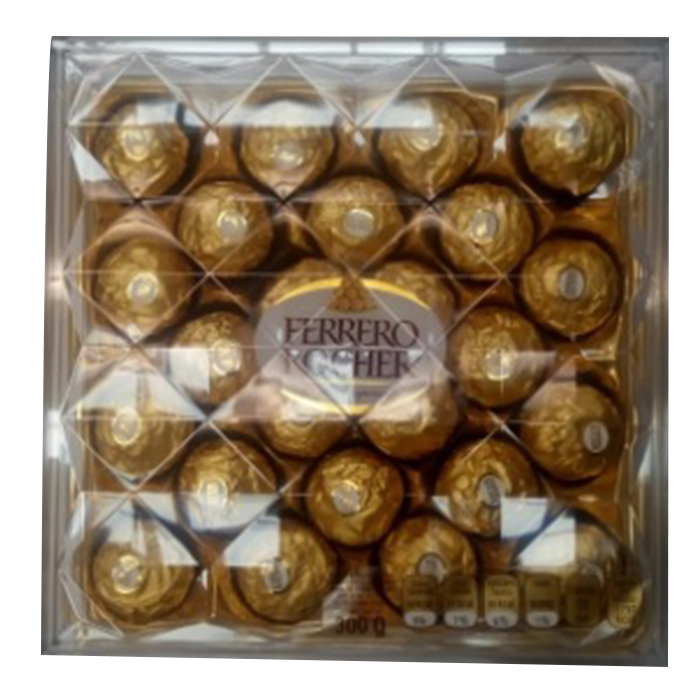 CHOCOLATE FERRERO  ROCHER ESTUCHE 24  PZA.