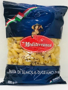 PASTA CODITO LA MEDITERRANEA BOLSA 500  GR.