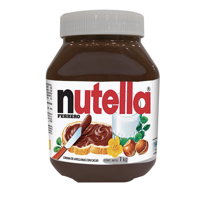 CREMA DE AVELLANAS NUTELLA 1  KG.