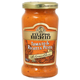 SALSA DE TOMATE Y QUESO FILIPPO BERIO FRASCO 190  GR.