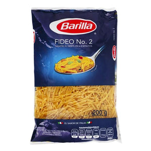 PASTA PARA SOPA  FIDEO 2 BARILLA 200  GR.