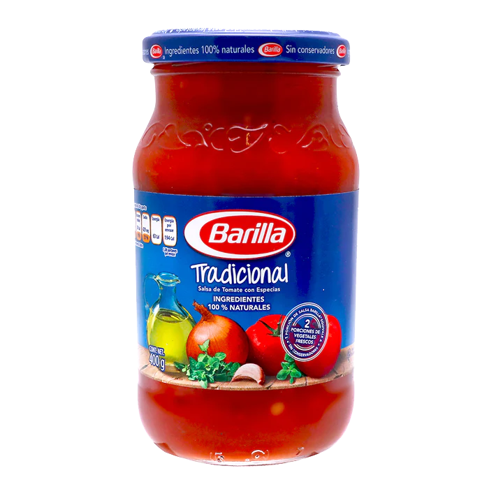 SALSA BARILLA TRADICIONAL FRASCO 400  GR.